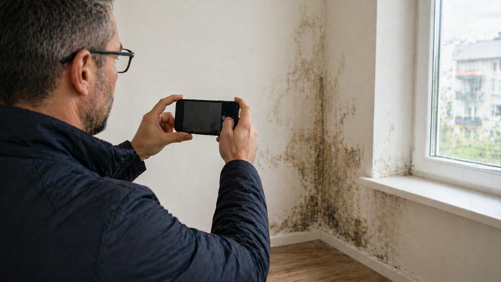 Sachverständige dokumentiert schadensbegutachtung mit dem Smartphone