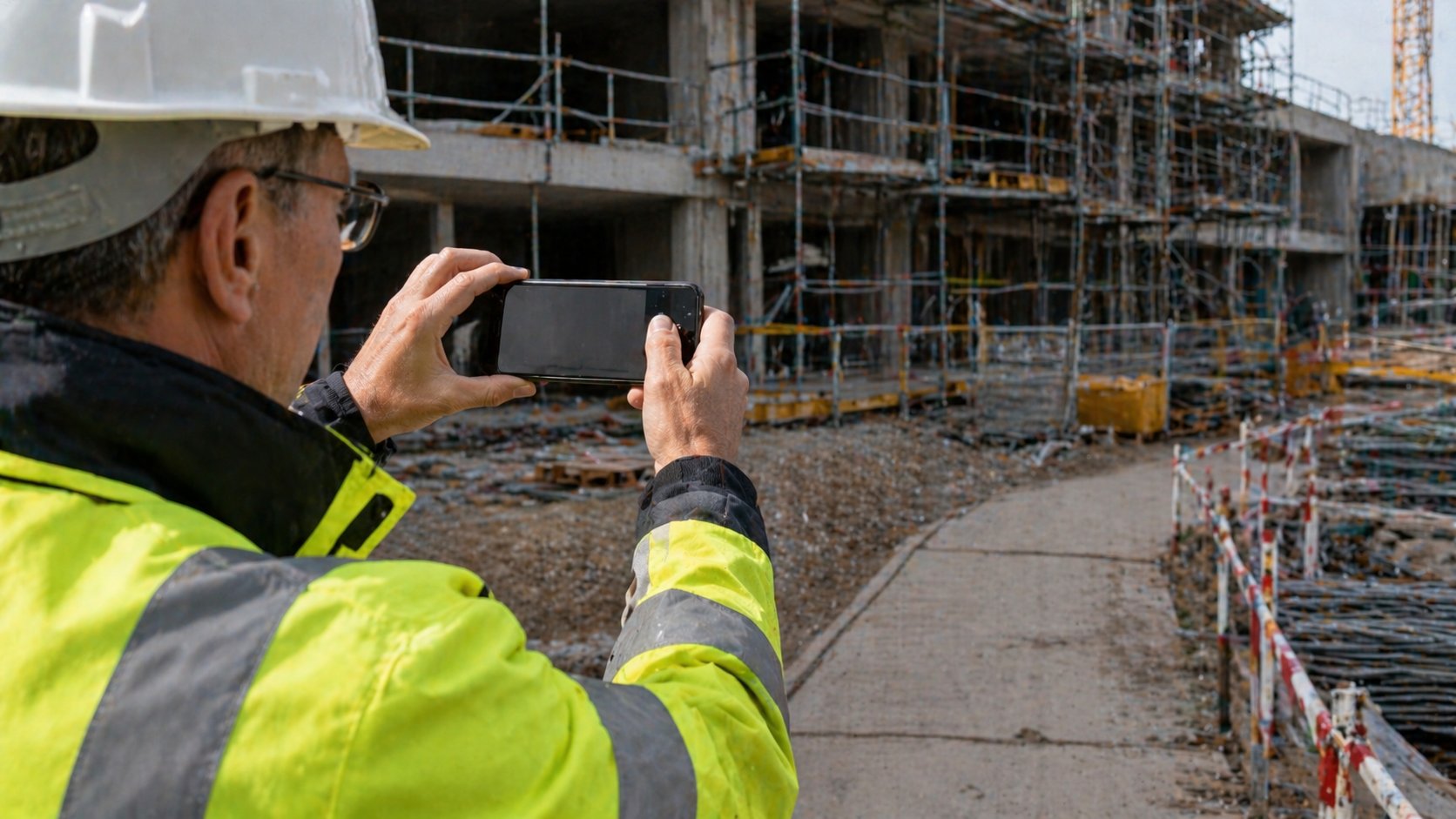 SiGeKo dokumentiert sigeko-begehung mit dem Smartphone